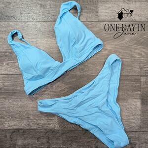 Miketai High Vut Bikini Swimsuit Size M